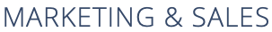 MARKETING & SALES